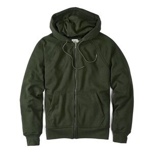 Flint and Tinder Forest Green Full Zip-Up 10 -Year Hoodie Sweatshirt